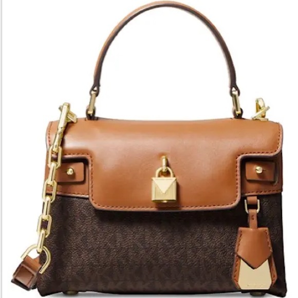 Michael Kors small top handle satchel handbag